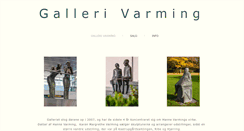 Desktop Screenshot of gallerivarming.dk